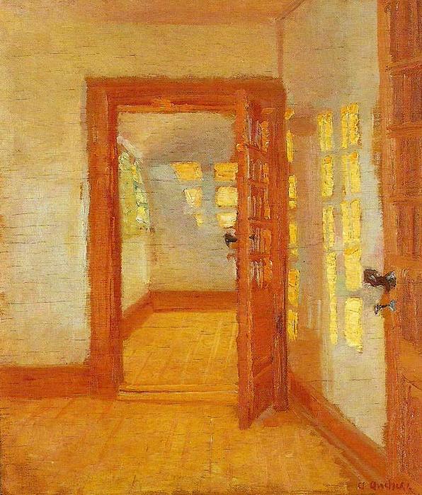 Anna Ancher interior Germany oil painting art